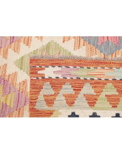 Tappeto Kilim Afghanistan beige marrone 97x206