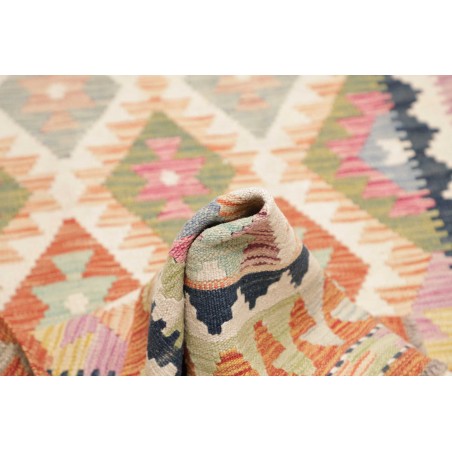 Tappeto Kilim Afghanistan beige marrone 97x206