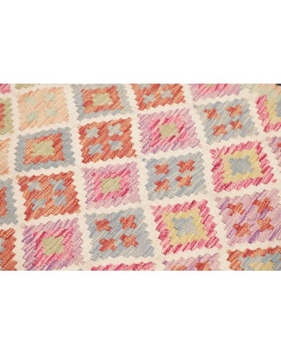 Tappeto Kilim Afghanistan beige giallo 104x197