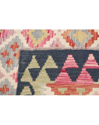 Tappeto Kilim Afghanistan beige giallo 104x197