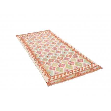 Tappeto Kilim Afghanistan giallo marrone 102x201