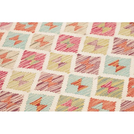 Tappeto Kilim Afghanistan giallo marrone 102x201