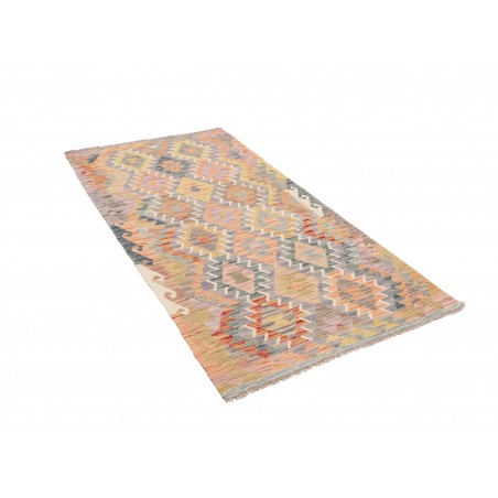 Tappeto Kilim Afghanistan marrone bianco 104x195