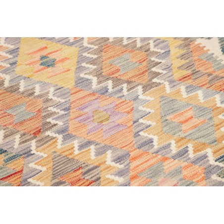 Tappeto Kilim Afghanistan marrone bianco 104x195
