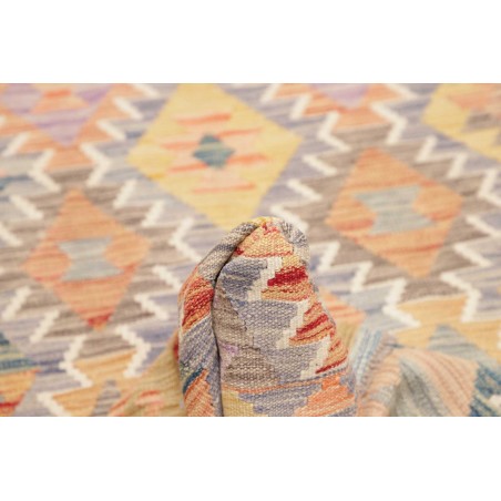 Tappeto Kilim Afghanistan marrone bianco 104x195