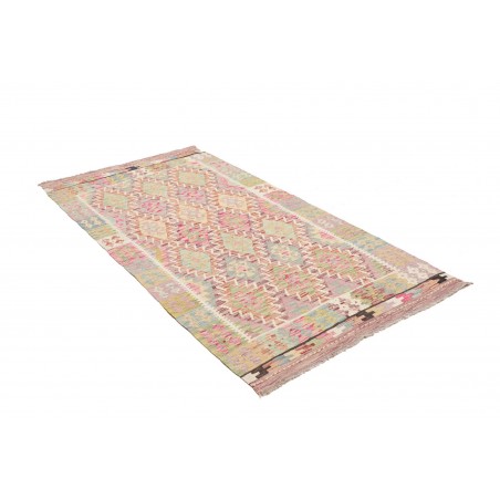 Tappeto Kilim Afghanistan marrone rosso 106x193