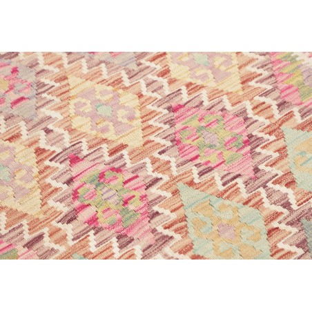 Tappeto Kilim Afghanistan marrone rosso 106x193