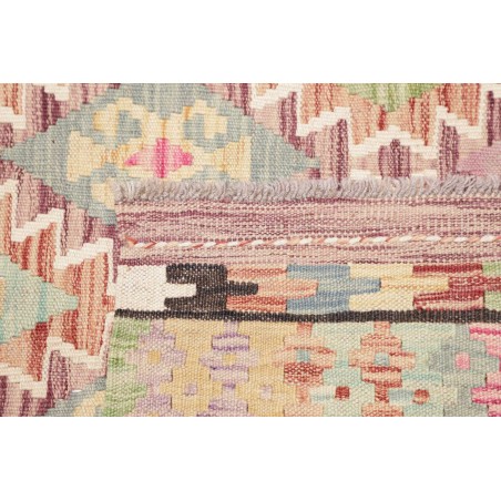 Tappeto Kilim Afghanistan marrone rosso 106x193