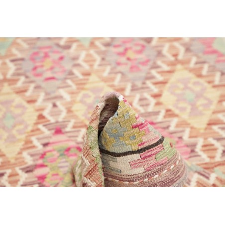 Tappeto Kilim Afghanistan marrone rosso 106x193