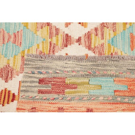 Tappeto Kilim Afghanistan beige arancione 100x196