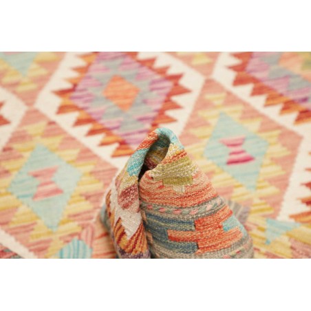Tappeto Kilim Afghanistan beige arancione 100x196