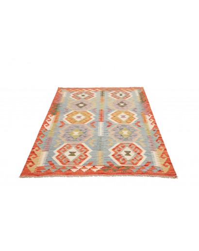 Tappeto Kilim Afghanistan marrone beige 123x180