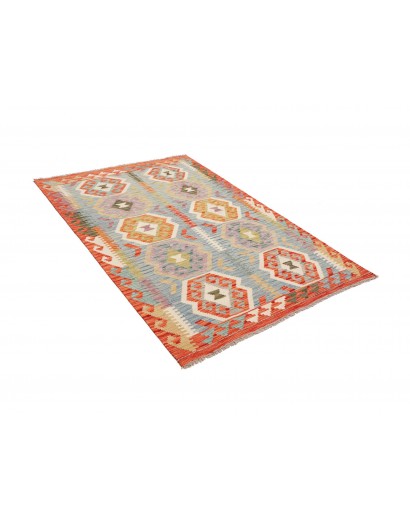 Tappeto Kilim Afghanistan marrone beige 123x180