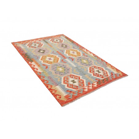 Tappeto Kilim Afghanistan marrone beige 123x180