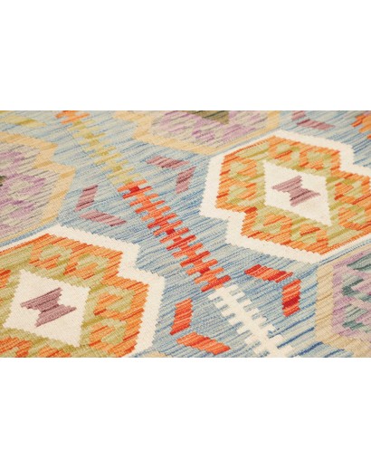 Tappeto Kilim Afghanistan marrone beige 123x180