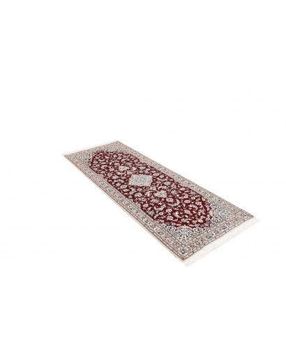Tappeto Nain 6La Persia bianco marrone 81x211