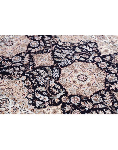 Tappeto Nain 6La Persia bianco grigio 104x158