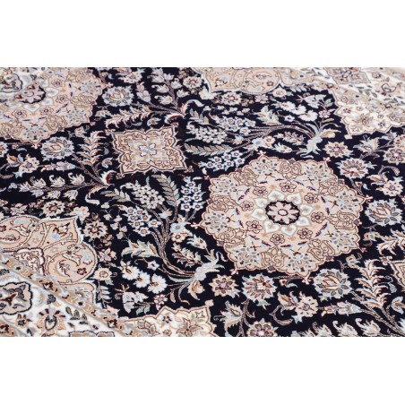 Tappeto Nain 6La Persia bianco grigio 104x158