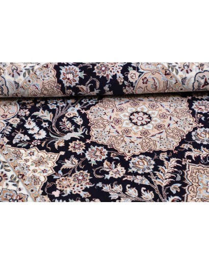 Tappeto Nain 6La Persia bianco grigio 104x158
