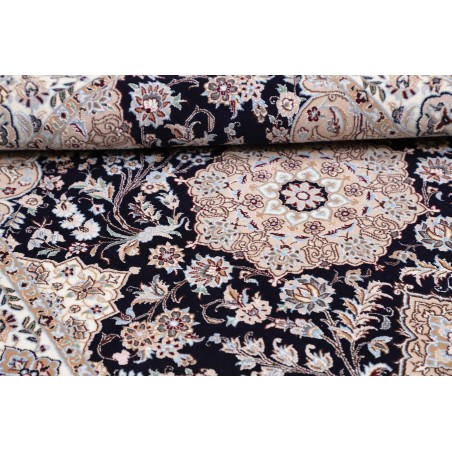 Tappeto Nain 6La Persia bianco grigio 104x158