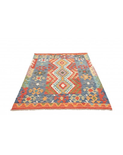 Tappeto Kilim Afghanistan marrone 127x182