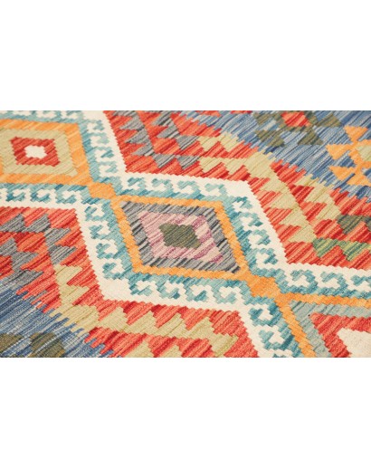 Tappeto Kilim Afghanistan marrone 127x182