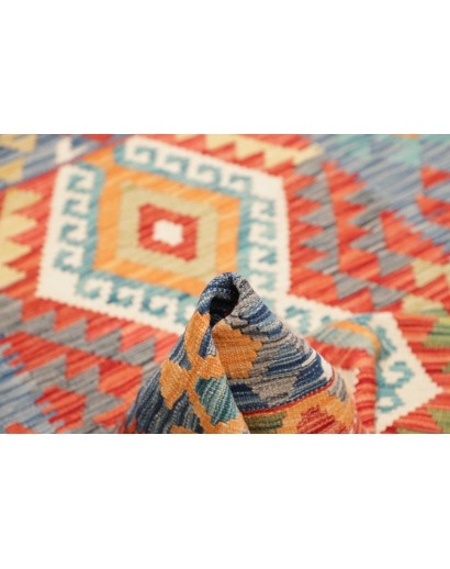 Tappeto Kilim Afghanistan marrone 127x182