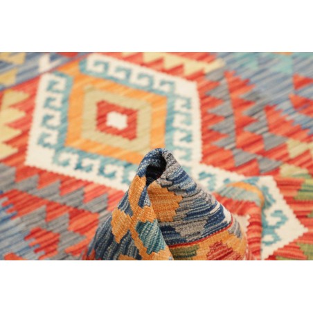 Tappeto Kilim Afghanistan marrone 127x182