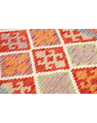 Tappeto Kilim Afghanistan beige marrone 116x184