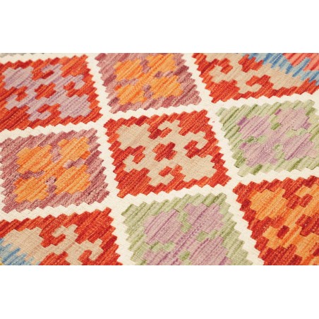 Tappeto Kilim Afghanistan beige marrone 116x184