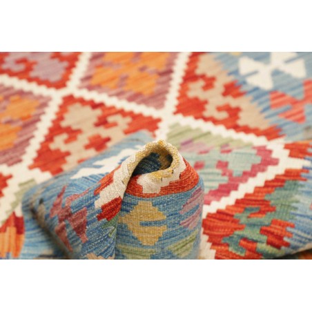 Tappeto Kilim Afghanistan beige marrone 116x184