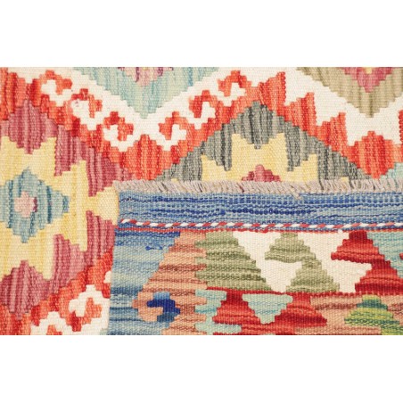 Tappeto Kilim Afghanistan marrone azzurro 125x175