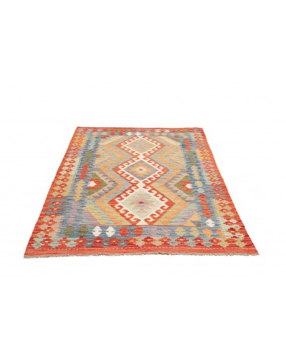 Tappeto Kilim Afghanistan marrone 123x173