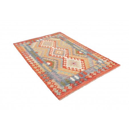 Tappeto Kilim Afghanistan marrone 123x173