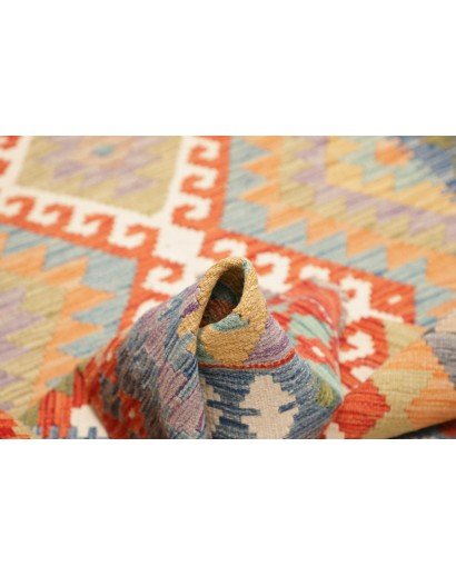 Tappeto Kilim Afghanistan marrone 123x173