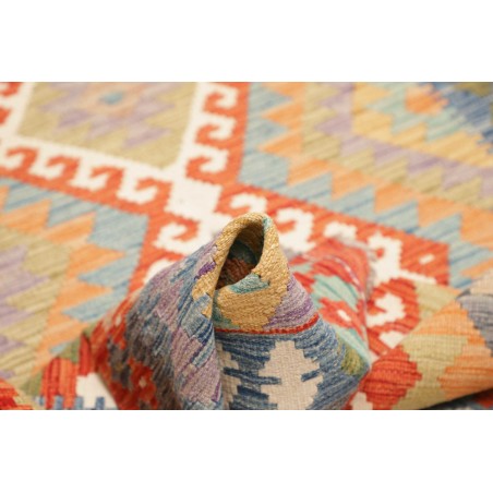 Tappeto Kilim Afghanistan marrone 123x173