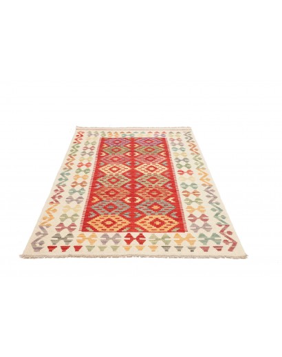 Tappeto Kilim Afghanistan giallo marrone 120x174