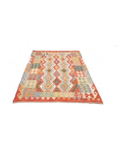 Tappeto Kilim Afghanistan marrone 124x183