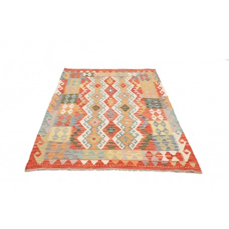 Tappeto Kilim Afghanistan marrone 124x183