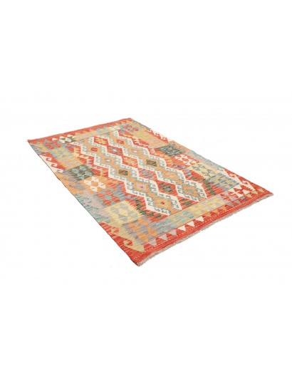 Tappeto Kilim Afghanistan marrone 124x183