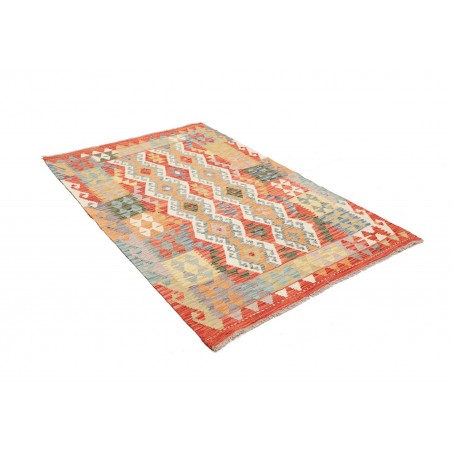 Tappeto Kilim Afghanistan marrone 124x183