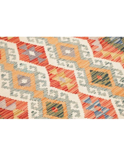 Tappeto Kilim Afghanistan marrone 124x183