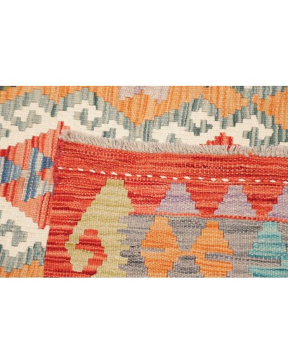 Tappeto Kilim Afghanistan marrone 124x183