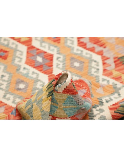 Tappeto Kilim Afghanistan marrone 124x183