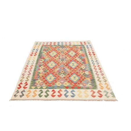 Tappeto Kilim Afghanistan giallo 127x178