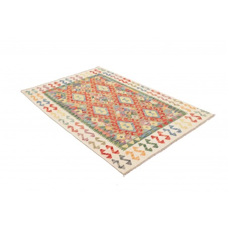 Tappeto Kilim Afghanistan giallo 127x178