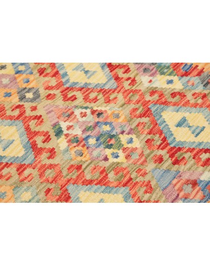 Tappeto Kilim Afghanistan giallo 127x178