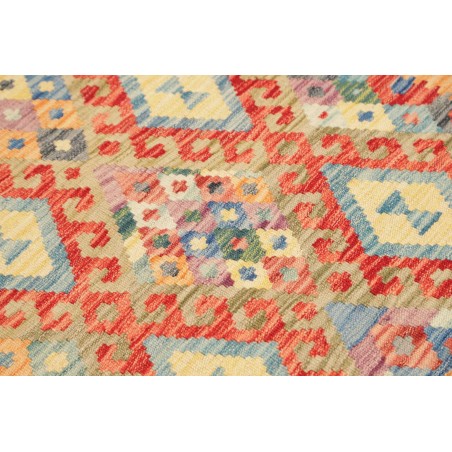 Tappeto Kilim Afghanistan giallo 127x178