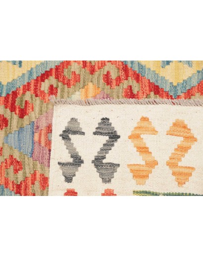 Tappeto Kilim Afghanistan giallo 127x178