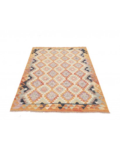 Tappeto Kilim Afghanistan beige marrone 114x176